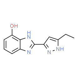 1H-Benzimidazol-4-ol,2-(5-ethyl-1H-pyrazol-3-yl)-(9CI) Structure
