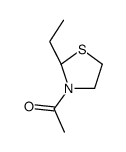Thiazolidine, 3-acetyl-2-ethyl-, (2S)- (9CI)结构式