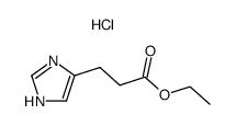 ethyl 3-(4-imidazolyl)propionate hydrochloride Structure