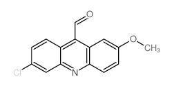 6-chloro-2-methoxy-acridine-9-carbaldehyde Structure