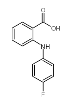 N-(4-FLUOROPHENYL)ANTHRANILIC ACID Structure