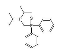 di(propan-2-yl)phosphanylmethyl-diphenyl-sulfanylidene-λ5-phosphane Structure