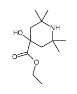 ethyl 4-hydroxy-2,2,6,6-tetramethylpiperidine-4-carboxylate Structure