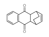 1,4-Ethanoanthracene-9,10-dione, 1,4,4a,9a-tetrahydro-结构式