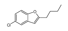 2-butyl-5-chloro-1-benzofuran结构式
