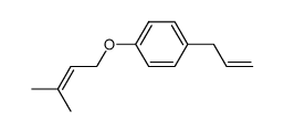 1-(3-methylbut-2-enyloxy)-4-prop-2-enylbenzene结构式