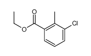 ethyl 3-chloro-2-methylbenzoate Structure