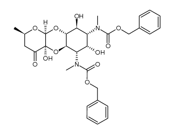 N,N-bis(benzyloxycarbonyl)-spectinomycin Structure
