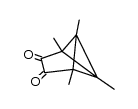 1,2,5,6-Tetramethyltricyclo[3.1.0.02,6]hexan-3,4-dion结构式