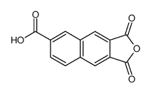 1,3-dioxo-1,3-dihydro-naphtho[2,3-c]furan-6-carboxylic acid结构式