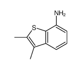 2,3-dimethyl-1-benzothiophen-7-amine结构式