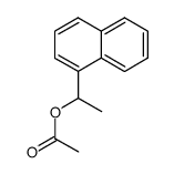 acetic acid 1-(1-naphthyl)ethyl ester结构式