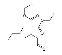 diethyl 2-butyl-2-(4-oxobutan-2-yl)propanedioate Structure
