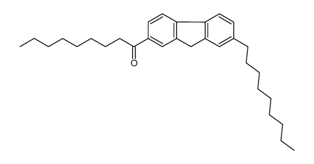 1-(7-nonyl-9H-fluoren-2-yl)nonan-1-one结构式