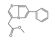 methyl 2-(6-phenylpyrrolo[2,1-b][1,3]thiazol-3-yl)acetate结构式