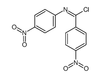 4-nitro-N-(4-nitrophenyl)benzenecarboximidoyl chloride Structure