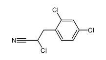 2-CHLORO-3-(2,4-DICHLOROPHENYL)PROPANENITRILE结构式