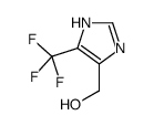 (4-(三氟甲基)-1H-咪唑-5-基)甲醇结构式