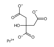 citric acid, (144H)-praseodymium salt结构式