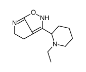 4H-Pyrrolo[3,2-d]isoxazole,3-(1-ethyl-2-piperidinyl)-5,6-dihydro-(9CI)结构式