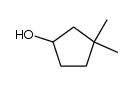 3,3-dimethylcyclopentanol Structure