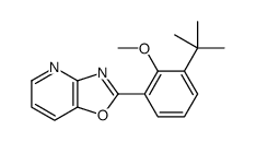 2-(3-tert-butyl-2-methoxyphenyl)-[1,3]oxazolo[4,5-b]pyridine Structure