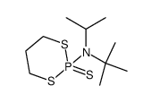 tert-Butyl-isopropyl-(2-thioxo-2λ5-[1,3,2]dithiaphosphinan-2-yl)-amine Structure