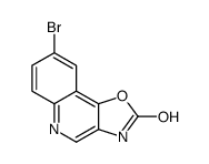 8-bromo-3H-[1,3]oxazolo[4,5-c]quinolin-2-one结构式