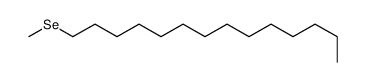1-methylselanyltetradecane Structure