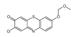 2-chloro-7-(methoxymethoxy)phenothiazin-3-one Structure