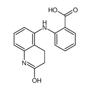 2-[(2-oxo-3,4-dihydro-1H-quinolin-5-yl)amino]benzoic acid Structure
