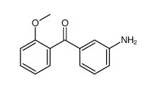 (3-aminophenyl)-(2-methoxyphenyl)methanone结构式