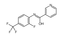 N-[2-fluoro-4-(trifluoromethyl)phenyl]pyridine-3-carboxamide Structure