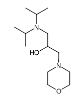 1-diisopropylamino-3-morpholin-4-yl-propan-2-ol结构式