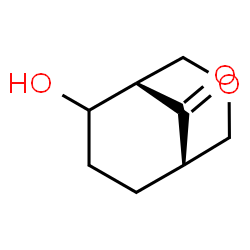 3-Oxabicyclo[3.3.1]nonan-9-one, 6-hydroxy-, (1S,5S)- (9CI) Structure