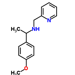 1-(4-Methoxyphenyl)-N-(2-pyridinylmethyl)ethanamine Structure