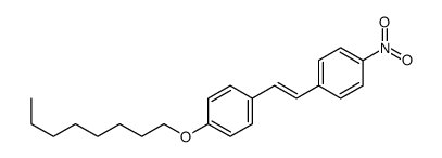 1-nitro-4-[2-(4-octoxyphenyl)ethenyl]benzene结构式