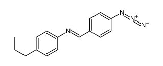 1-(4-azidophenyl)-N-(4-propylphenyl)methanimine Structure