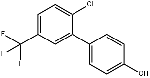 4-[2-Chloro-5-(trifluoromethyl)phenyl]phenol结构式