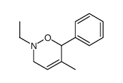 2-ethyl-5-methyl-6-phenyl-3,6-dihydrooxazine结构式