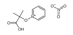 2-methyl-2-pyridin-1-ium-1-yloxypropanoic acid,nitrate结构式