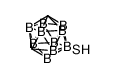 1,7-Dicarba-closo-dodecaborane-9-yl-thiol,9-Mercapto-1,7-dicarbadodecaborane (12) Structure