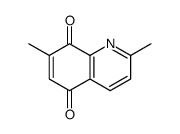 2,7-dimethylquinoline-5,8-dione Structure