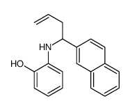 2-(1-naphthalen-2-ylbut-3-enylamino)phenol Structure