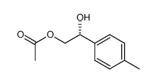 (R)-2-hydroxy-2-(4-methylphenyl)ethyl acetate结构式