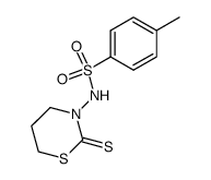 3-(toluene-4-sulfonylamino)-[1,3]thiazinane-2-thione Structure