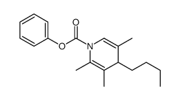 phenyl 4-butyl-2,3,5-trimethyl-4H-pyridine-1-carboxylate Structure