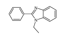 1-ethyl-2-phenylbenzimidazole Structure