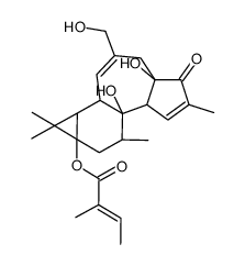 12-Deoxyphorbol-13-angelate Structure