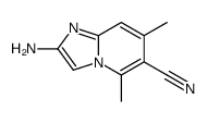 2-AMINO-5,7-DIMETHYL-IMIDAZO[1,2-A]PYRIDINE-6-CARBONITRILE Structure